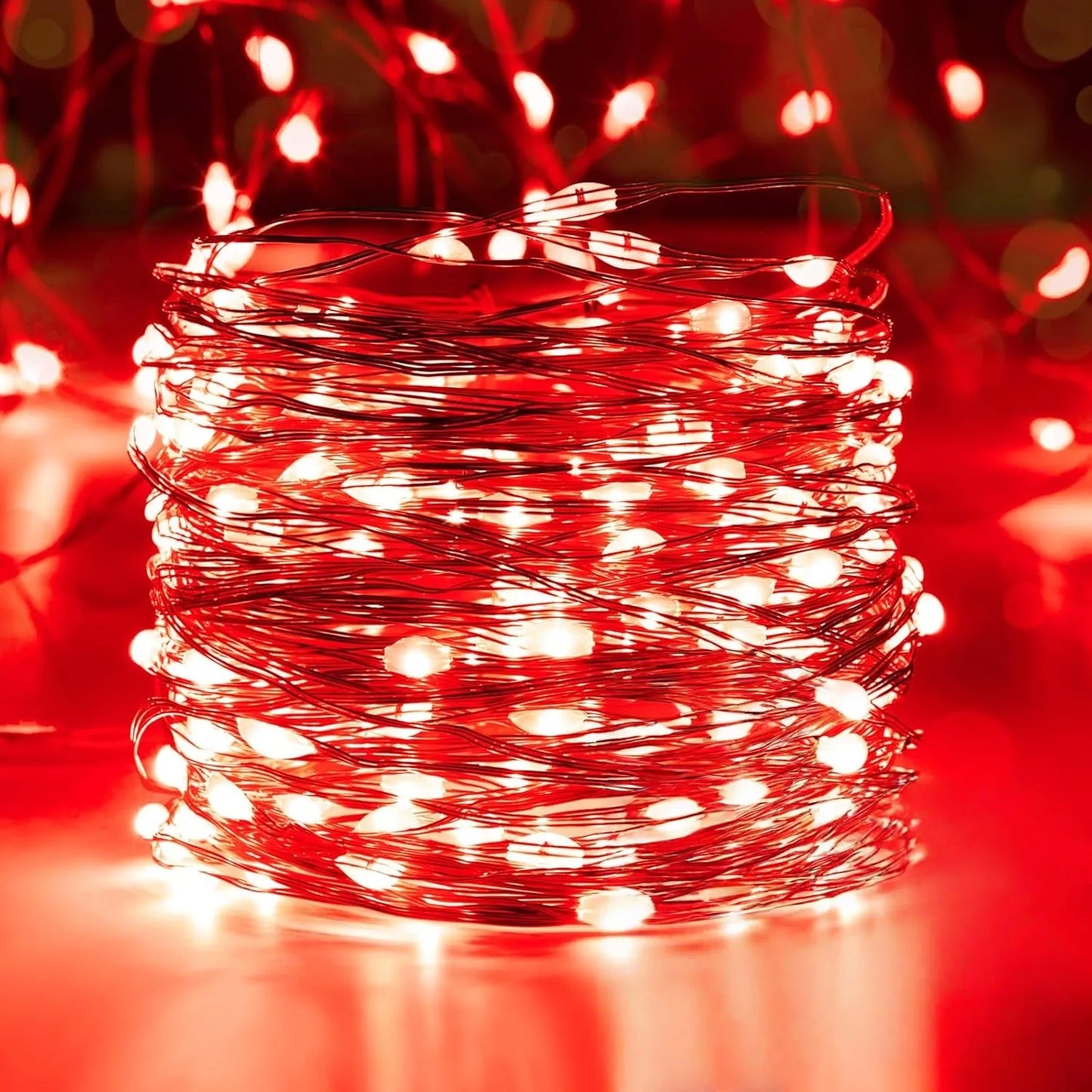 Battery Powered 10/20/30/50/100LEDs String Lights  Copper Wire Light for Holiday Lighting Camping Flower Wedding Christmas Decor
