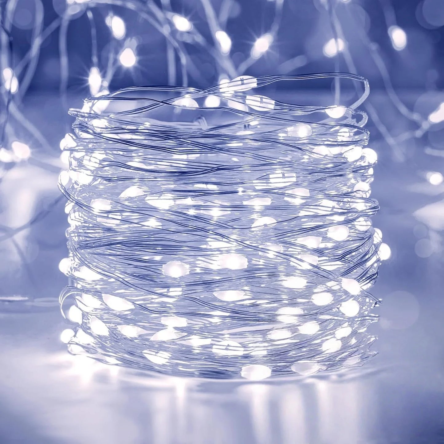 Battery Powered 10/20/30/50/100LEDs String Lights  Copper Wire Light for Holiday Lighting Camping Flower Wedding Christmas Decor