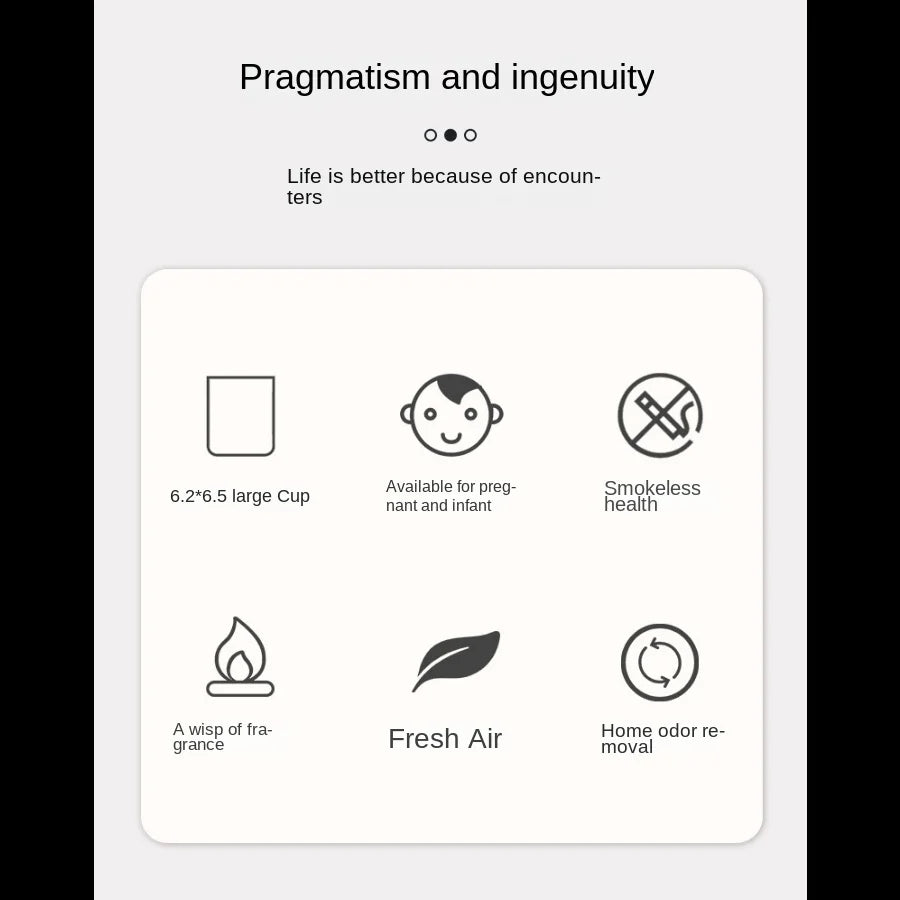 1pc Brown Glass Cup Aromatherapy Candle Smokeless scented candle Suitable for Home Decoration Birthday Valentine's Day Gift