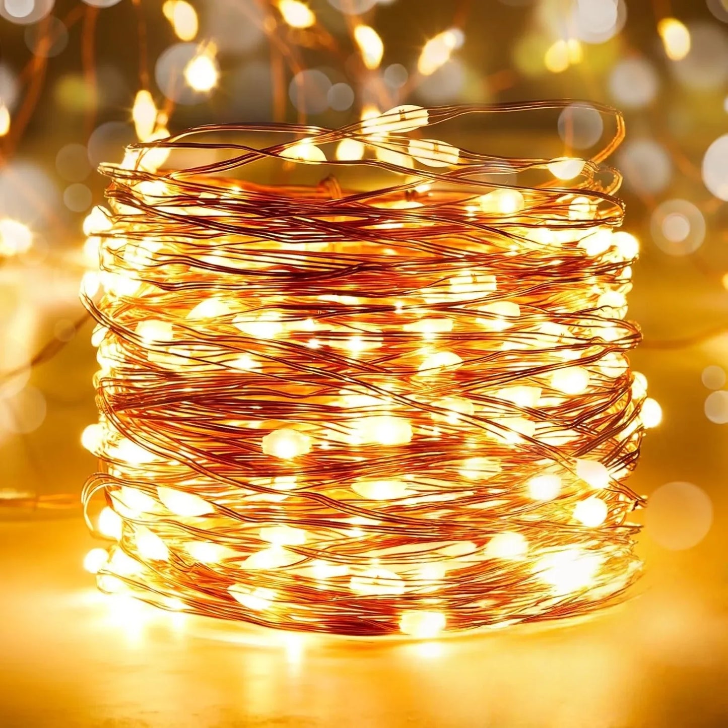 Battery Powered 10/20/30/50/100LEDs String Lights  Copper Wire Light for Holiday Lighting Camping Flower Wedding Christmas Decor